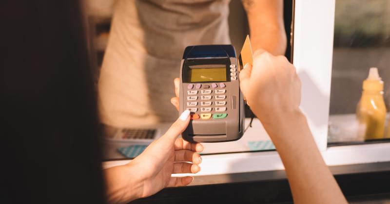 drive-thru transaction