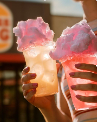 cotton candy topping